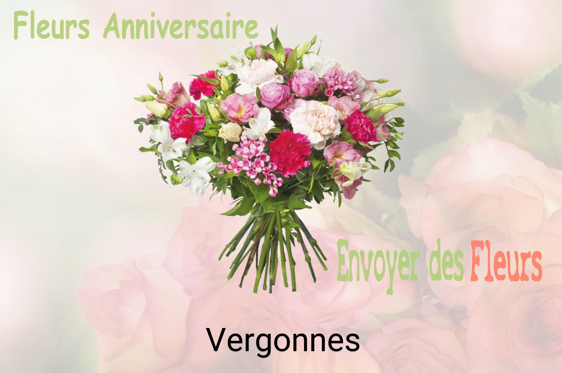 Bouquet de fleurs d’anniversaire livré à Vergonnes