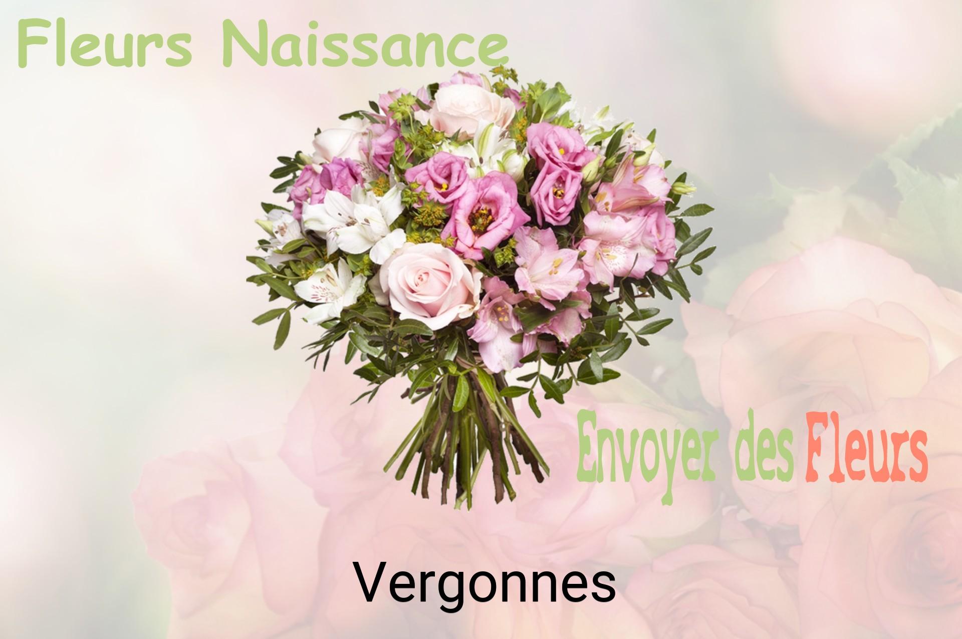 Bouquet de fleurs de naissance livré à Vergonnes